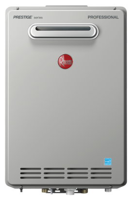 High Efficiency 9.5 GPM Outdoor Natural Gas EcoNet Enabled Tankless Water Heater with 12 Year Limited Warranty RTGH-95XLN-2