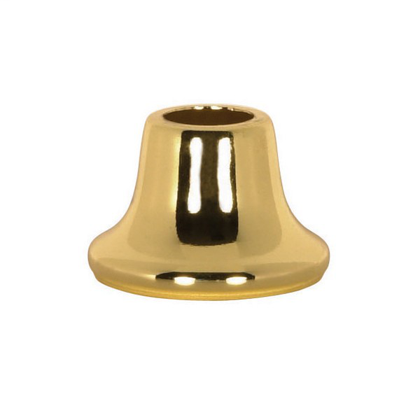 Flanged Steel Necks 9/16" Hole-1" Height 13/16" Top-Bottom Seats 1-3/8" Brass
