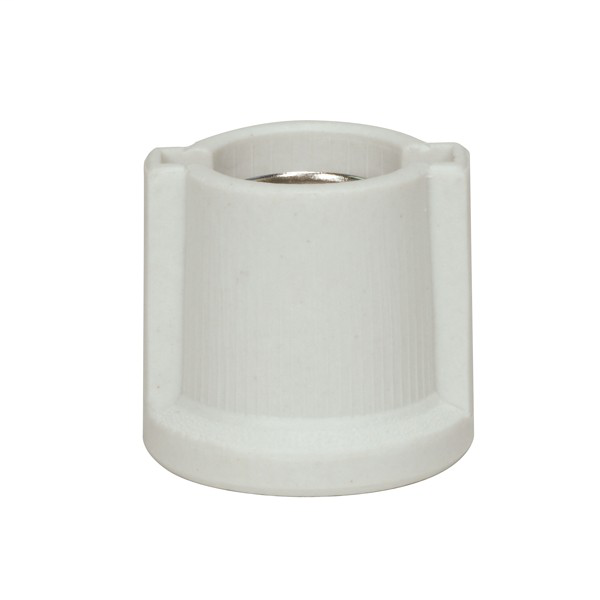 Keyless Medium Base Surface Mount Porcelain Socket W/2 Bushings