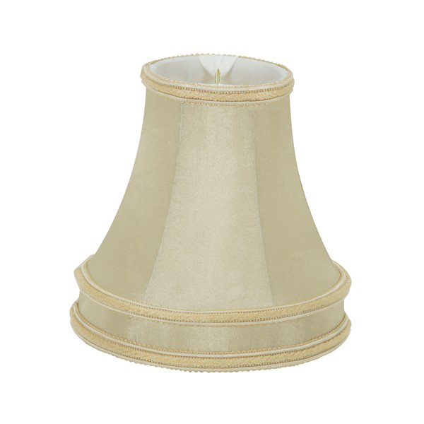 Clip On Shade; Beige Leather Look