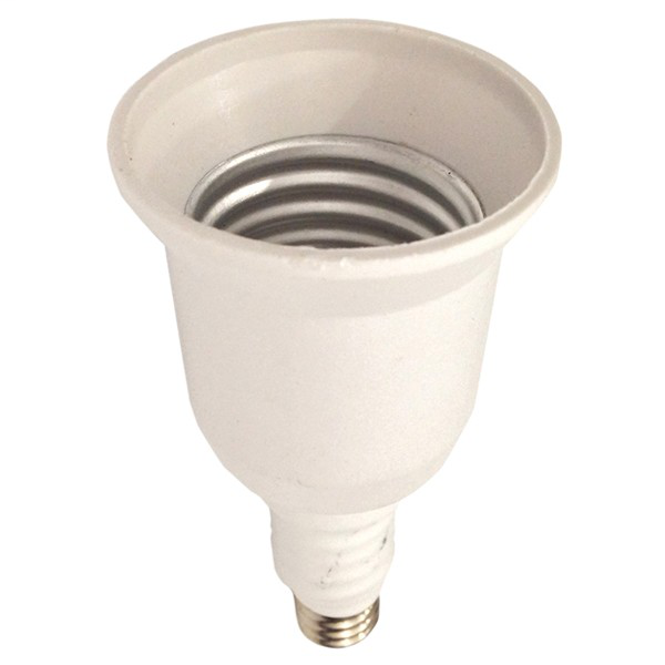 Mini-Candelabra E11 To Medium E26 Adapter Extender