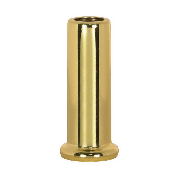 Flanged Steel Necks 2" Height-7/8" Bottom Brass Plated