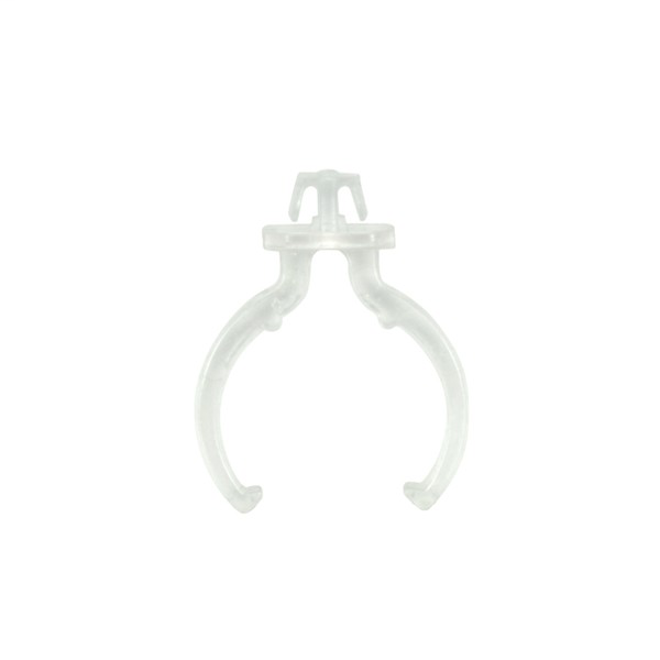 2G11 Lamp Support Clips -Clear Vertical Clip UV Stable Polycarbonate Panel Thickness .023 - .039 (0.58 -0.99) Max. Including paint 1-1/8''H x 7/8''W