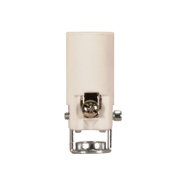 Porcelain Candelabra Socket with Paper Liner