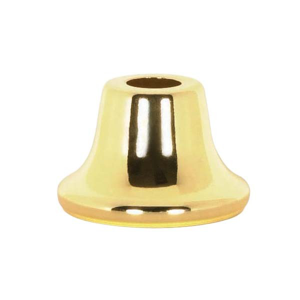 Flanged Steel Necks 7/16" Hole-1" Height 13/16" Top-Bottom Seats 1-3/8" Brass