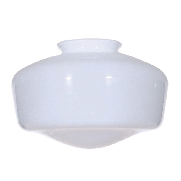 10" Blown Opal Glass Lamp Shade with a 4" Fitter
