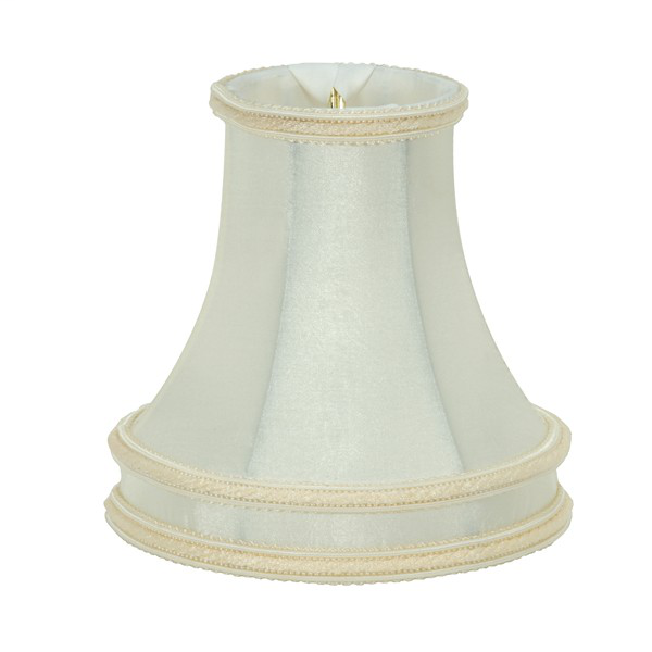 Clip On Shade; Cream Leather Look