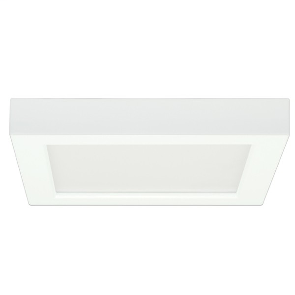 13.5W/LED/7''FLUSH/3K/SQ/WH