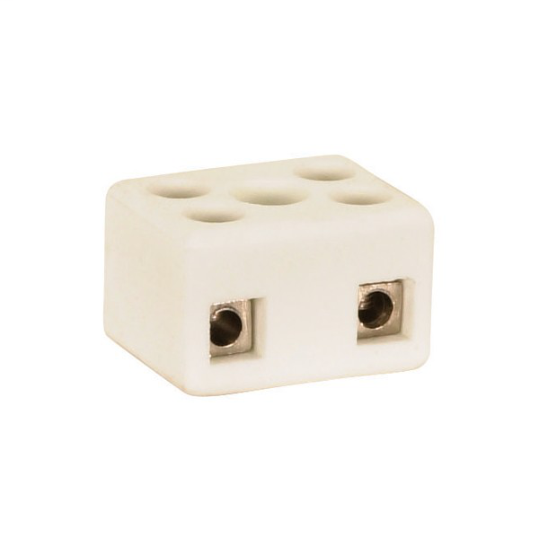 Porcelain 4 Terminal Wire Connector