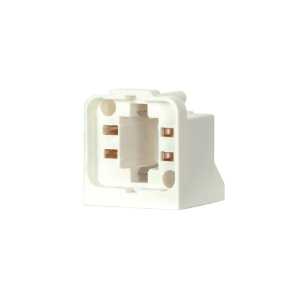 18W Four-Pin Screw Down G24Q-2 and GX24Q-2 Base For: CF18DD/E and CF18DT/E Horizontal Mount