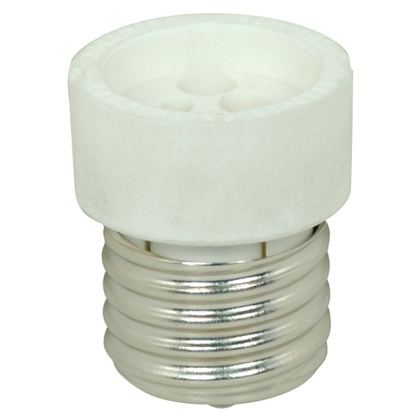 Medium To Gu10 Reducer E26 - Gu10 (No Locking Feature) Overall Ext. 3/4'' 660W-250V