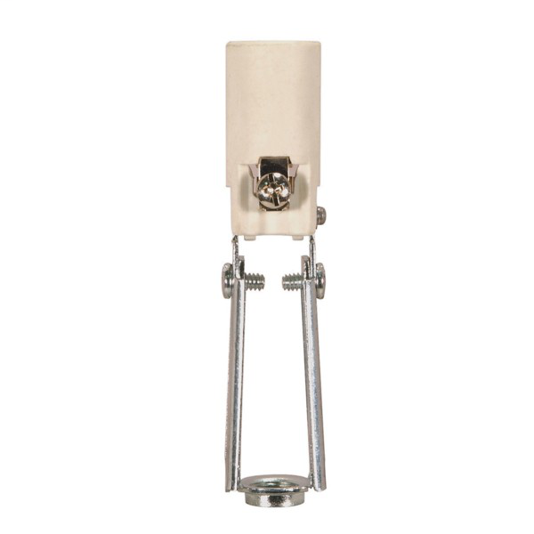Porcelain Candelabra Socket with Paper Liner