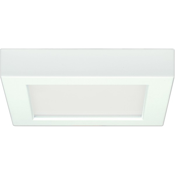10.5W/LED/5.5"FLUSH/30K/SQ/WH