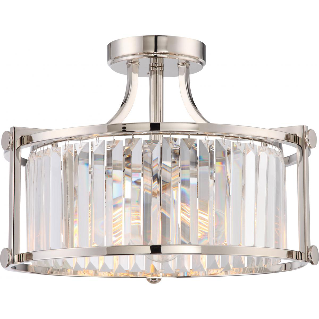 Product image for Satco 60-5763 Krys 3 Light Semi Flush