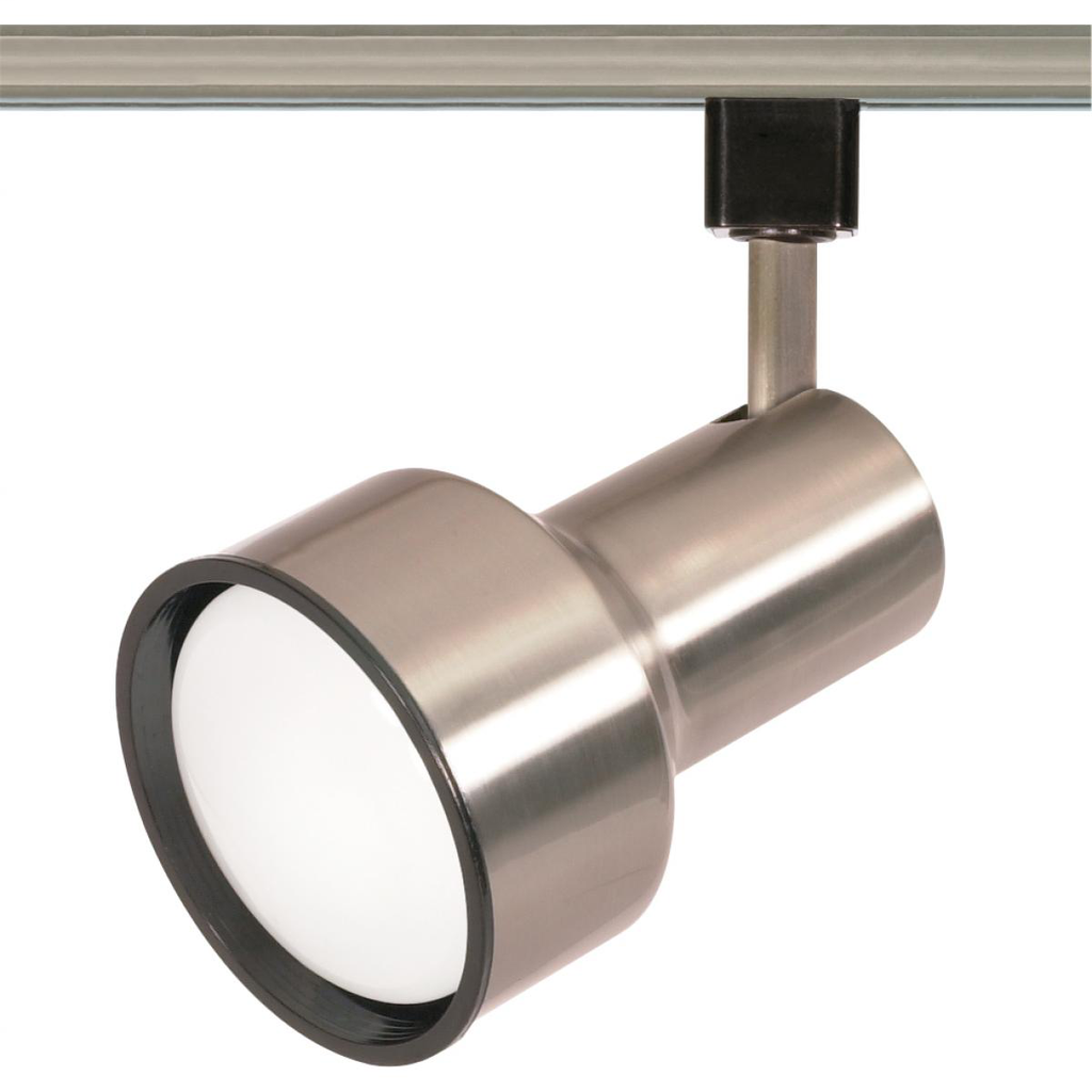 Product image for Satco TH304 1 Light - R30 - Track Head - Step Cylinder - Brushed Nickel Finish