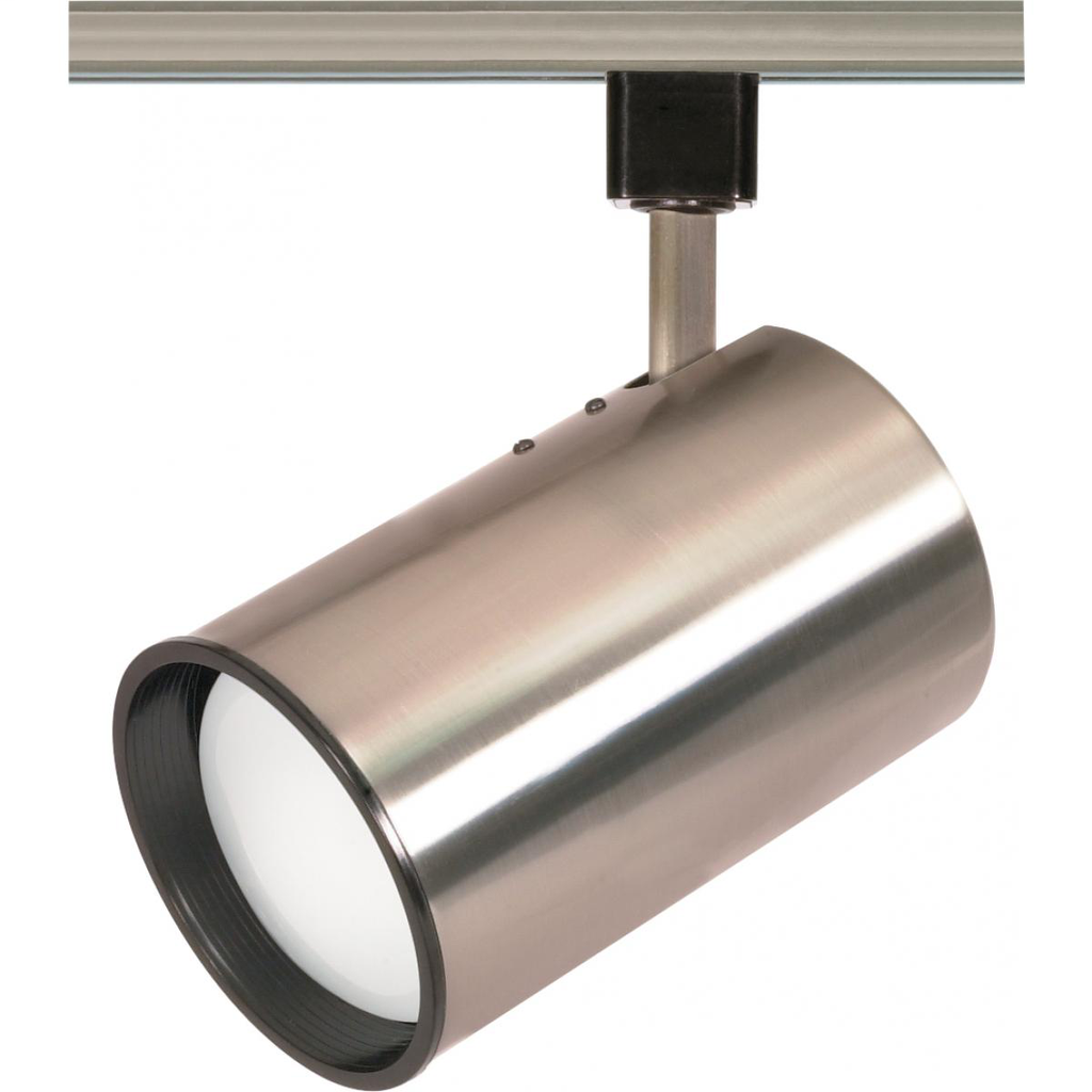 Product image for Satco TH308 1 Light - R30 - Track Head - Straight Cylinder - Brushed Nickel Finish