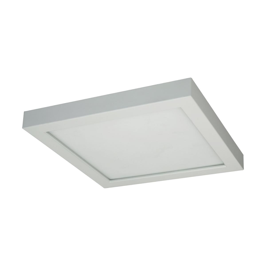 SAT S29340 18.5 WATT; 9" FLUSHMOUNT LED FIXTURE; 2700K; SQUARESHAPE; WHITE FINISH; 120 VOLTS SAT S29340 18.5 WATT; 9" FLUSHMOUNT LED FIXTURE; 2700K; SQUARESHAPE; WHITE FINISH; 120 VOLTS