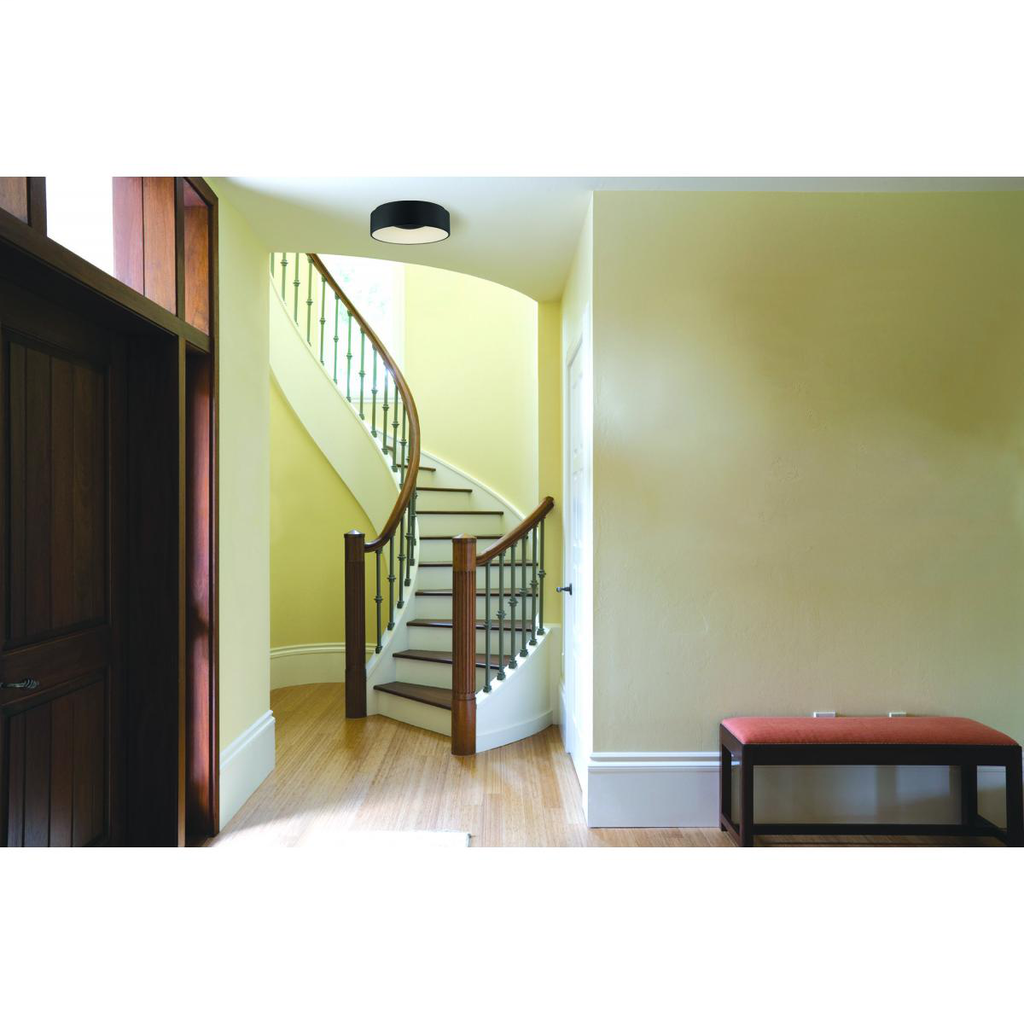 Orbit - LED 18" Flush - Black Finish