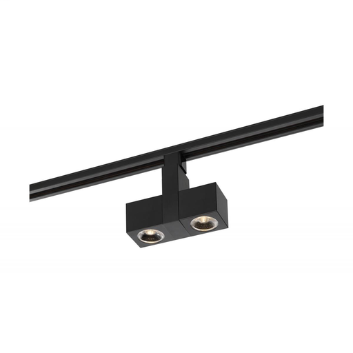 Product image for Satco TH485 LED, 24 Watt Track Head, Dual Square, Black, 36 deg. Beam Angle