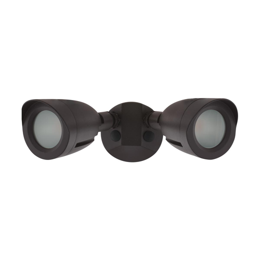 LED Security Light, Dual Head, Bronze Finish, 3000K