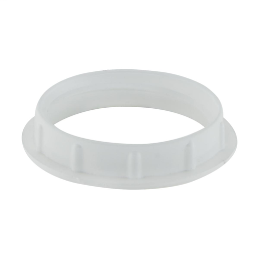 80-1074 - White Die Cast Ring for Threaded Socket, 1-1/2" Inner Diameter, 2" Outer Diameter
