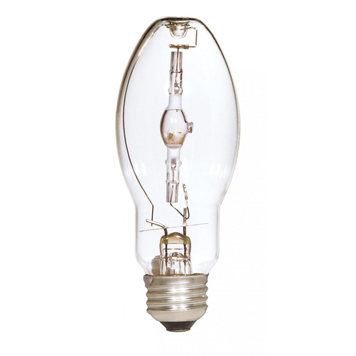 Product image for Satco S4852 150 Watt, Metal Halide HID, Medium base, EDX17, Clear, 65 CRI, 4000K