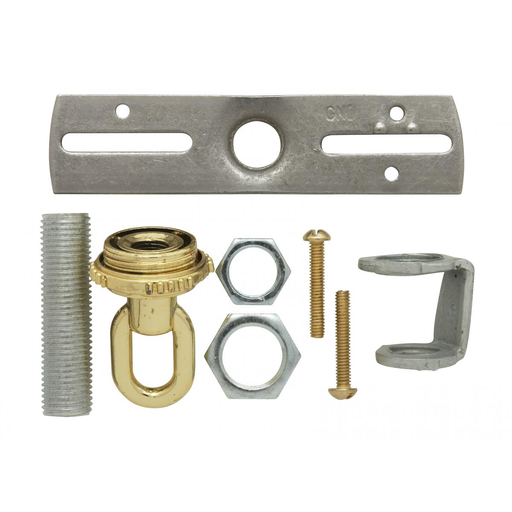 90-1692 - Screw Collar Loop Parts Bag, Brass Finish