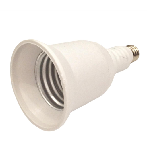 Mini Candle To Medium Socket Adapter, E11-E26, 2-1/4" Overall Extension, 250W, 250V