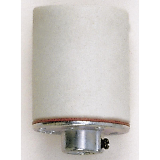 Mayer-DDS-Keyless Porcelain Socket With 1/8 IPS Metal Cap, Glazed, 660W, 250V, 200/10 Master-1