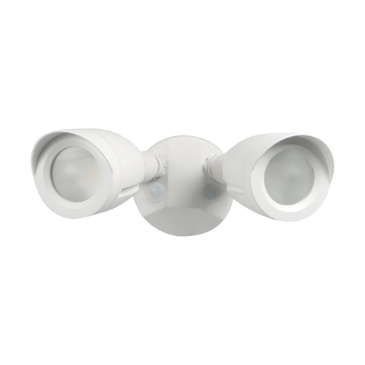 65-710 - LED Security Light, Dual Head, White Finish, 3000K