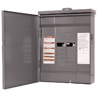 Product image for Square D HOM816L125RB 120/240 VAC 125 Amp 1-Phase 8-Space 16-Circuit NEMA 3R Load Center