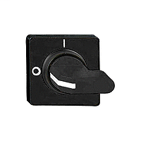 Product image for Square D KAC1BZ 45 x 45 mm Black/Gray Front Plate and Rotary Handle