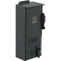 Product image for Square D 8538SBA64V02 110/120 VAC 1 Hp 2-Pole NEMA 12 Full Voltage Non-Reversing Combination Starter