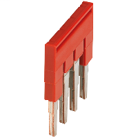 NSYTR plug-in bridge 4 ways for 4mm² terminals