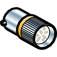 Product image for SQUARED DL1CJ0245 LED bulb, Harmony