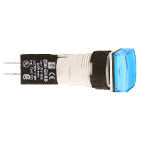 Product image for Square D XB6CV6BB 16 mm 240 VAC 1.5 mA Blue Square Pilot Light