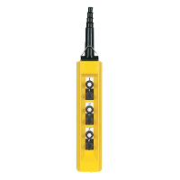 Product image for Square D XACB681 6NO 6NC Yellow Glass Reinforced Polyester Pendant Control Station