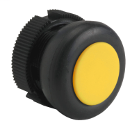 Round head for pushbutton - spring return - XAC-A - yellow - booted