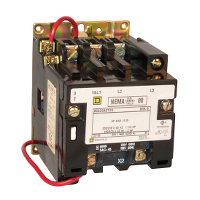 Product image for Square D 8502SAO12V01S 24 VAC 9 Amp 3-Pole Open Type Full Voltage Non-Reversing Magnetic Contactor