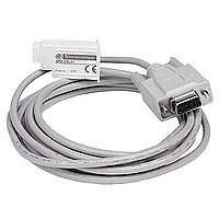 SUB-D 9-pin PC connecting cable - for smart relay Zelio Logic - 3 m