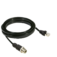 Connection cord set for PC terminal - for unity processor - 3 m