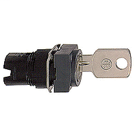 Product image for Square D ZB6CGL 16 mm 2-Position Maintained/Momentary Key Non-Illuminated Selector Switch Operator