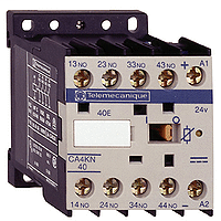 Product image for Square D CA4KN31JW3 12 VDC 10 Amp 18 W 4-Pole 3NO 1NC IEC Control Relay