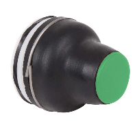 Booted head for pushbutton XAC-B - green - 4 mm, -25..+70 °C