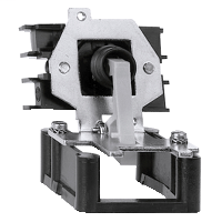 Spring return contact block - 1 NC + 1 NO - base mounting
