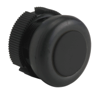 Round head for pushbutton - spring return - XAC-A - black - booted