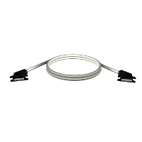 Rolled ribbon connecting cable - for I/O module with HE10 connectors - 1 m