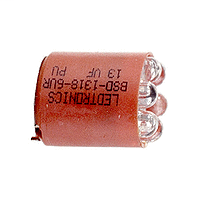 RED LED, 6V BAYONET BASE