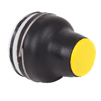 Booted head for pushbutton XAC-B - yellow - 4 mm, -25..+70 °C