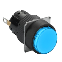Square D XB6AV6BB 16 mm 24 VAC/VDC 15 mA Blue Round Pilot Light